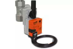 Drieweg kogelkraan DN32 met actuator 230 V - STK 04