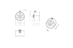 Ventilateur axial de 1000 mm - AL 1000 D6 03 CFG