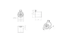 Ventilateur axial de 315 mm pour gaz de combustion F300- AL 315 D4 F3 01 CFG