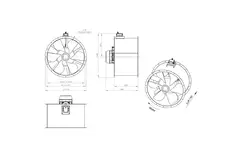 Ventilateur axial de 1000 mm - AL 1000 D4 03 CFG