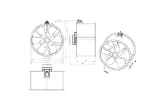 Ventilateur axial de 1250 mm - AL 1250 D6 02 CFG
