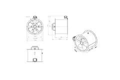 Ventilateur axial de 500 mm - AL 500 D2 03 CFG