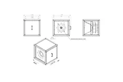Moteur du ventilateur de la boîte débit d'air extérieur - MPC T 400 D4 I K 01