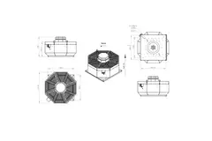 Dakventilator verticaal metaal - DVL 560 D4 RK 02