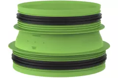 Duco aansluitstuk met rubber D160-D180 (M/M)