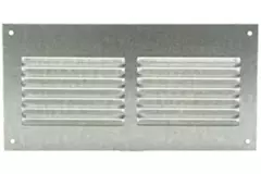 Metalen rechthoekige sleuf rooster 200x100 zink - MR2010ZN