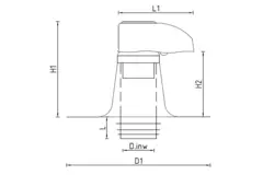 Leidingdoorvoer 3000 DW 100 mm met PVC