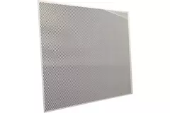 Geperforeerde paneel 600 x 600 mm voor inleg in systeemplafonds - RAL9010