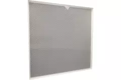 Geperforeerde paneel 600 x 600 mm voor inleg in systeemplafonds - RAL9010
