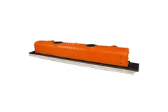 Ergovent instucbaar frameloos lijnrooster 1050 mm met aansluitdiameter 90 mm - modulair - 1 sleuf