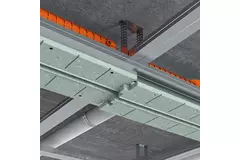 Ergovent instucbaar frameloos lijnrooster 1050 mm met aansluitdiameter 75 mm - modulair - 1 sleuf