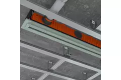 Ergovent instucbaar frameloos lijnrooster 1000 mm met aansluitdiameter 75 mm - standaard