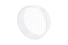 Buisrooster diameter  450 mm 90 graden (Sendz. Verz.)  RAL9010