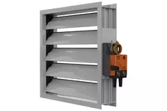 Maxivent demper met actuator voor M4523 horizontaal links - DAL