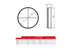 Maxivent flexibel rond verbindingsstuk voor M4523 horizontaal/low profile - FC