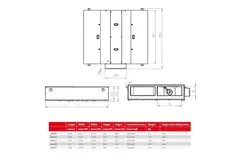 Maxivent WTW luchtbehandelingskast plafond met tegenstroomwisselaar 400 m³/u horizontaal links - M4004