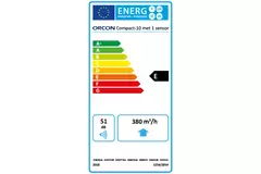 Orcon Compact 10RHP 320 m³/h + vochtsensor - perilex stekker