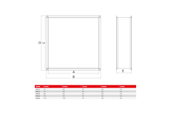 Maxivent flexibel rechthoekig verbindingssstuk voor M4555 horizontaal/low profile - FC
