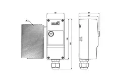 Maxivent vorstbeveiling sensor