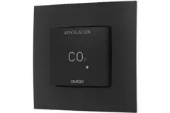 Duco CO2 ruimtesensor zonder bediening RF/Wired zwart