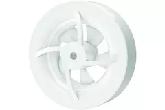 Solara badkamerventilator met heat mover - 100 mm diameter - mat wit