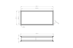 Flexibel verbindingsstuk 600 x 250 - VS 6025
