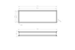 Flexibel verbindingsstuk 800 x 250 - VS 8525
