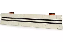 Ergovent instucbaar frameloos lijnrooster 1050 mm met aansluitdiameter 75 mm - modulair - 2 sleuven