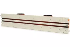 Ergovent instucbaar frameloos lijnrooster 1050 mm met aansluitdiameter 125 mm - airconditioning - 2 sleuven