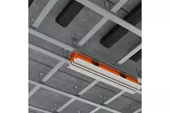 Ergovent instucbaar frameloos lijnrooster 1050 mm met aansluitdiameter 125 mm - airconditioning - 2 sleuven