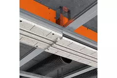 Ergovent instucbaar frameloos lijnrooster 1050 mm met aansluitdiameter 125 mm - airconditioning - 2 sleuven
