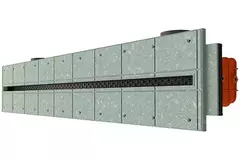Ergovent instucbaar frameloos lijnrooster 1000 mm met aansluitdiameter 75 mm - profiel