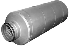 Spiro-SAFE premium geluiddemper diameter 125 mm - lengte 900 mm (100 mm isolatie)