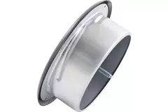 Ventilatie afvoer ventiel 100 mm metaal - E-DVS100 RAL9005 30% glans