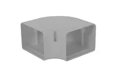 ClimaConnect 90° platte bocht voor montagekanaal 75 mm - RAL 9010