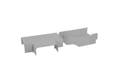 ClimaConnect T-stuk voor montagekanaal 100 mm - RAL 9010
