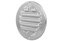 Buitenrooster rond 200 mm aluminium - geanodiseerd aluminium