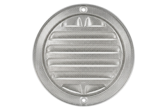 Buitenrooster rond 200 mm aluminium - geanodiseerd aluminium