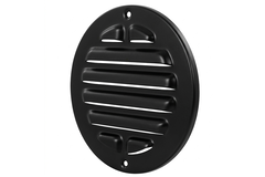 Buitenrooster rond 125 mm aluminium - RAL9005 30% glans