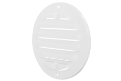 Buitenrooster rond 80 mm aluminium - RAL9016