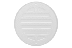 Buitenrooster rond 80 mm aluminium - RAL9016