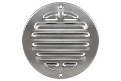 Buitenrooster rond 80 mm RVS304