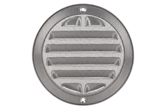 Buitenrooster rond 200 mm RVS304
