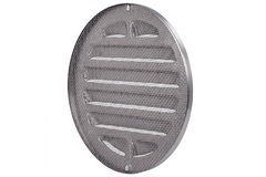 Buitenrooster rond 200 mm RVS304