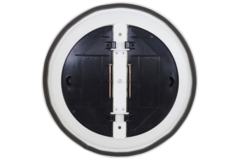 Diffuseur plafonnier rond avec motif fixe Ø 350 mm - RAL9010