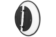Diffuseur plafonnier rond avec motif fixe Ø 200 mm - RAL9016