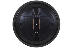 Diffuseur plafonnier rond avec motif fixe Ø 150 mm - RAL9005 30% brillant