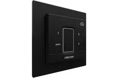 Afdekkap zwart voor Orcon CO₂ inbouw bedieningssensor 15RF