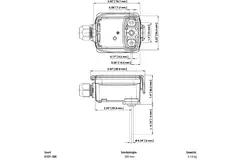 Belimo kanaal-/dompeltemperatuursensor PT1000 300x6 mm - 01DT-1BR