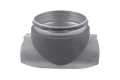 Thermoduct Zadelstuk 125 mm - 125 mm (90 graden)